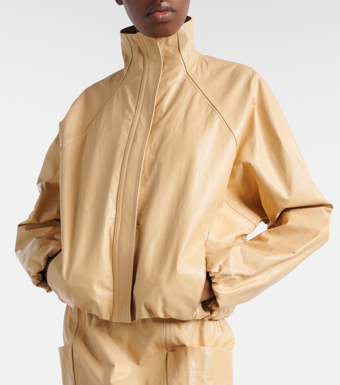 Veste en cuir | Alaïa