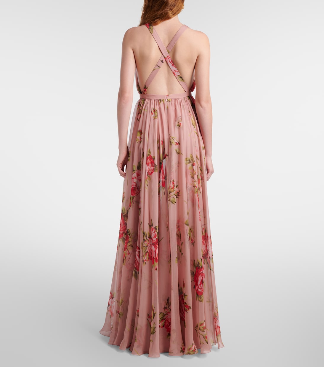 Robe aus Seidenchiffon | Dolce&Gabbana