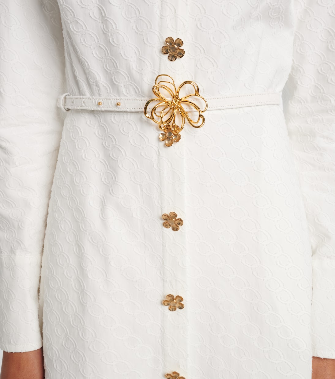 Hemdblusenkleid aus Baumwollpopeline | Oscar de la Renta