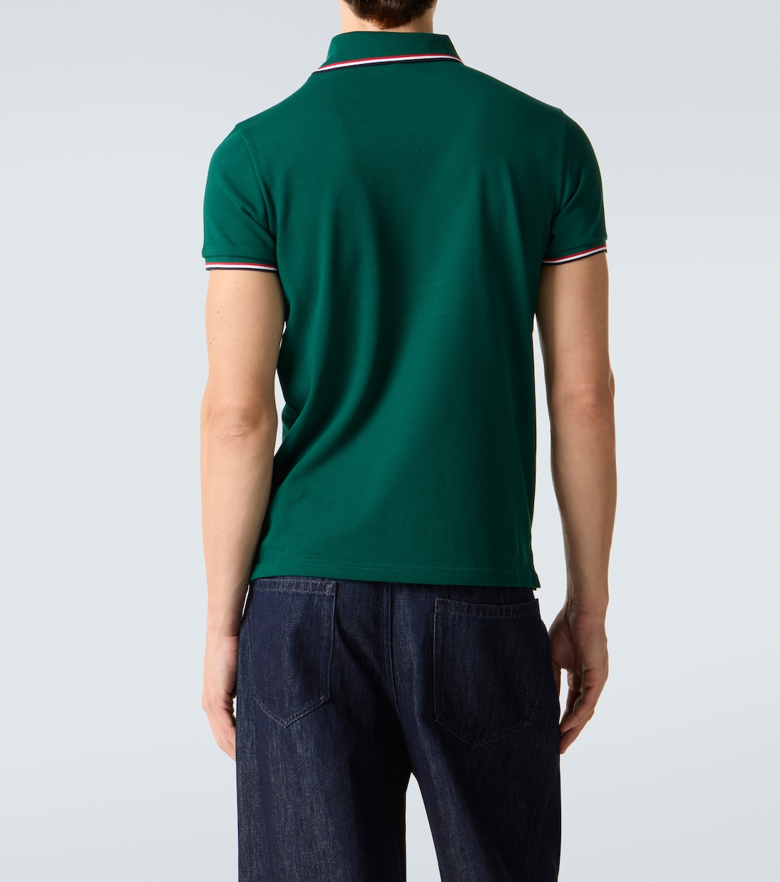 Logo cotton piqué polo shirt | Moncler