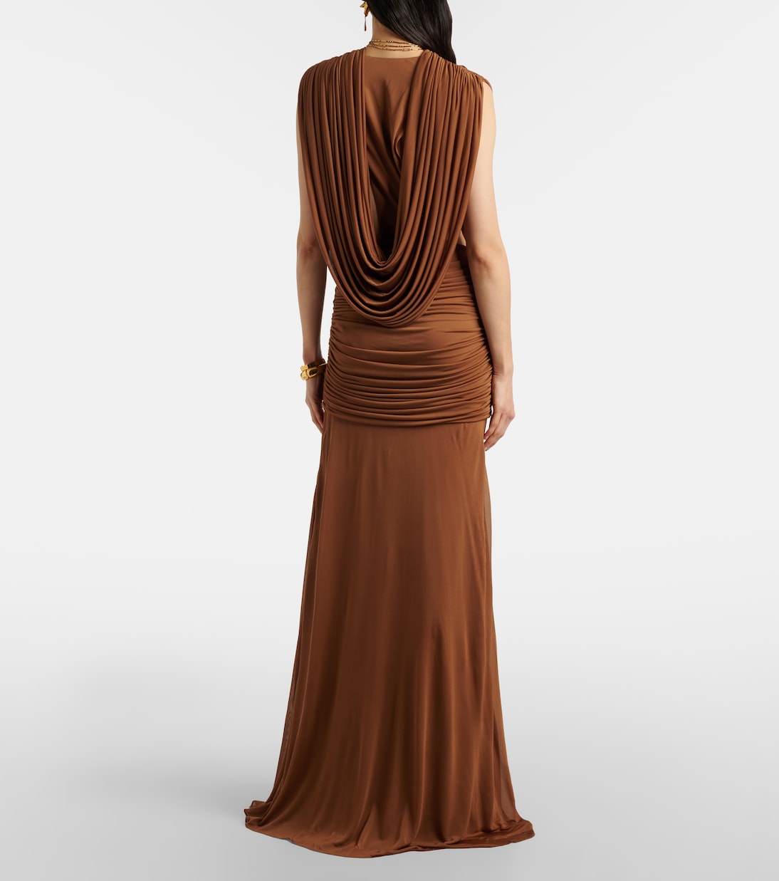 Robe longue Ripple en jersey | Christopher Esber