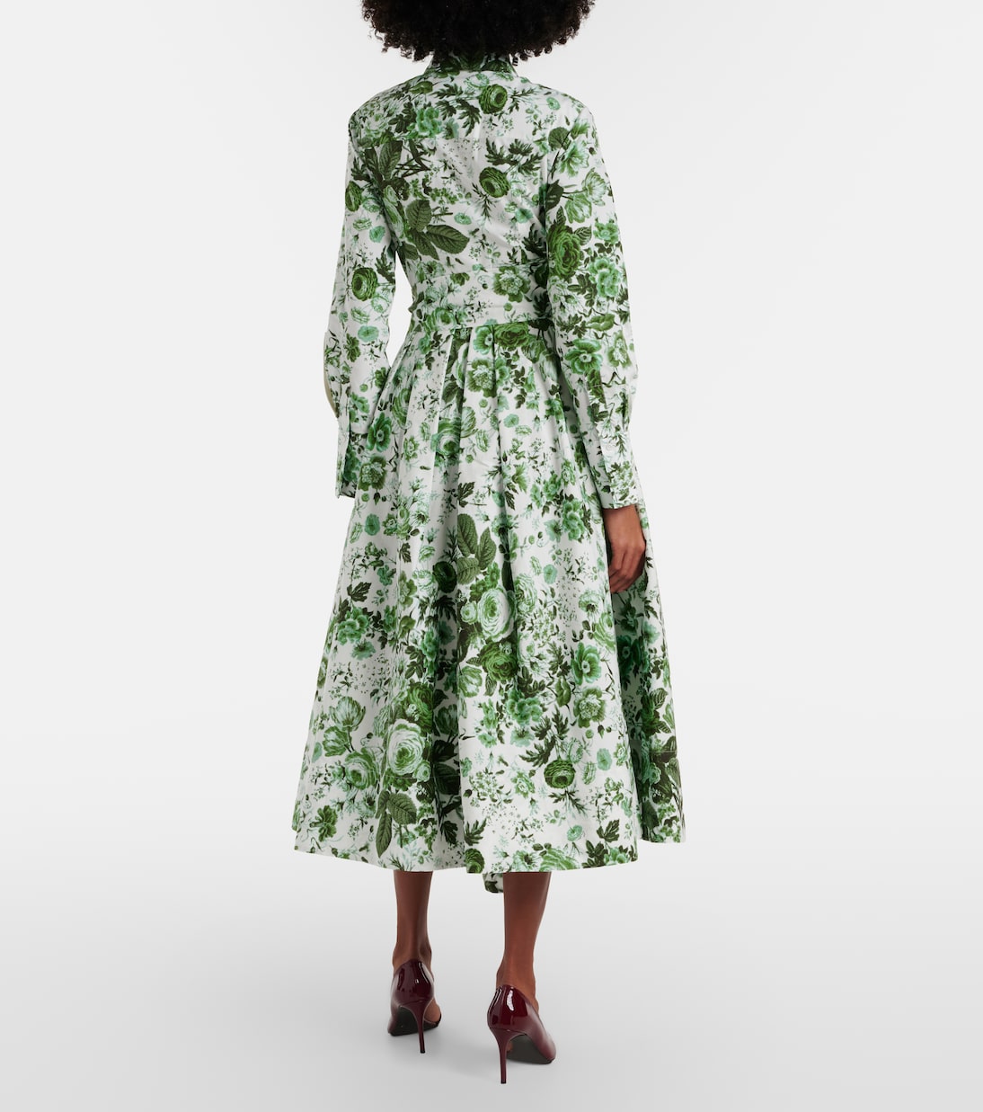 Floral cotton shirt dress | Erdem