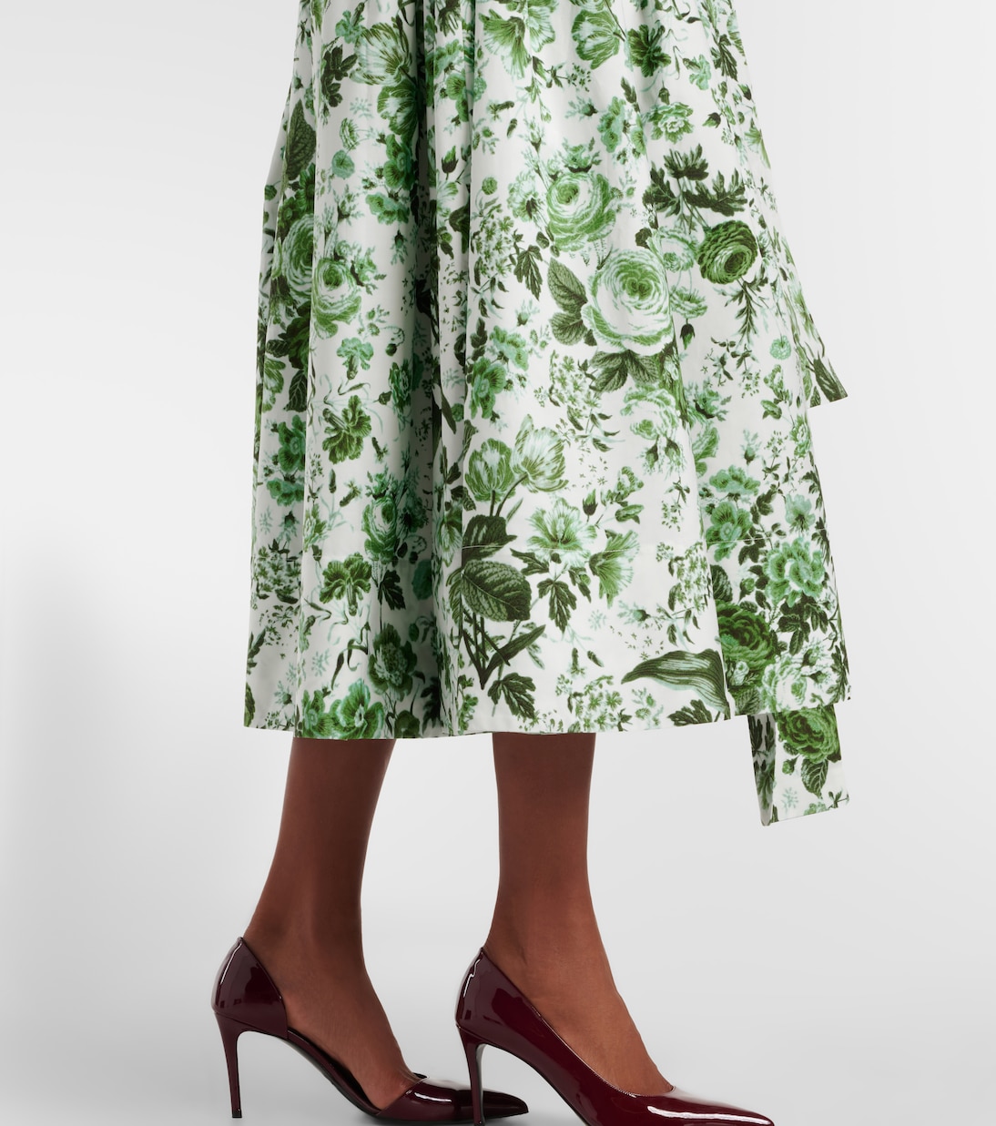 Floral cotton shirt dress | Erdem