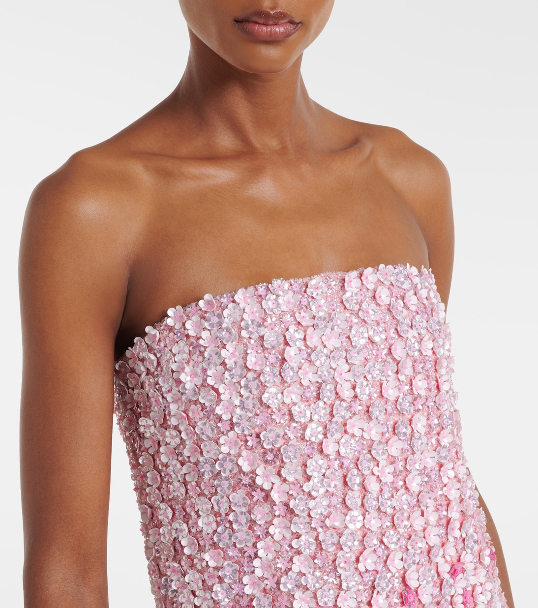 Robe aus Seide mit Pailletten | Là Fuori