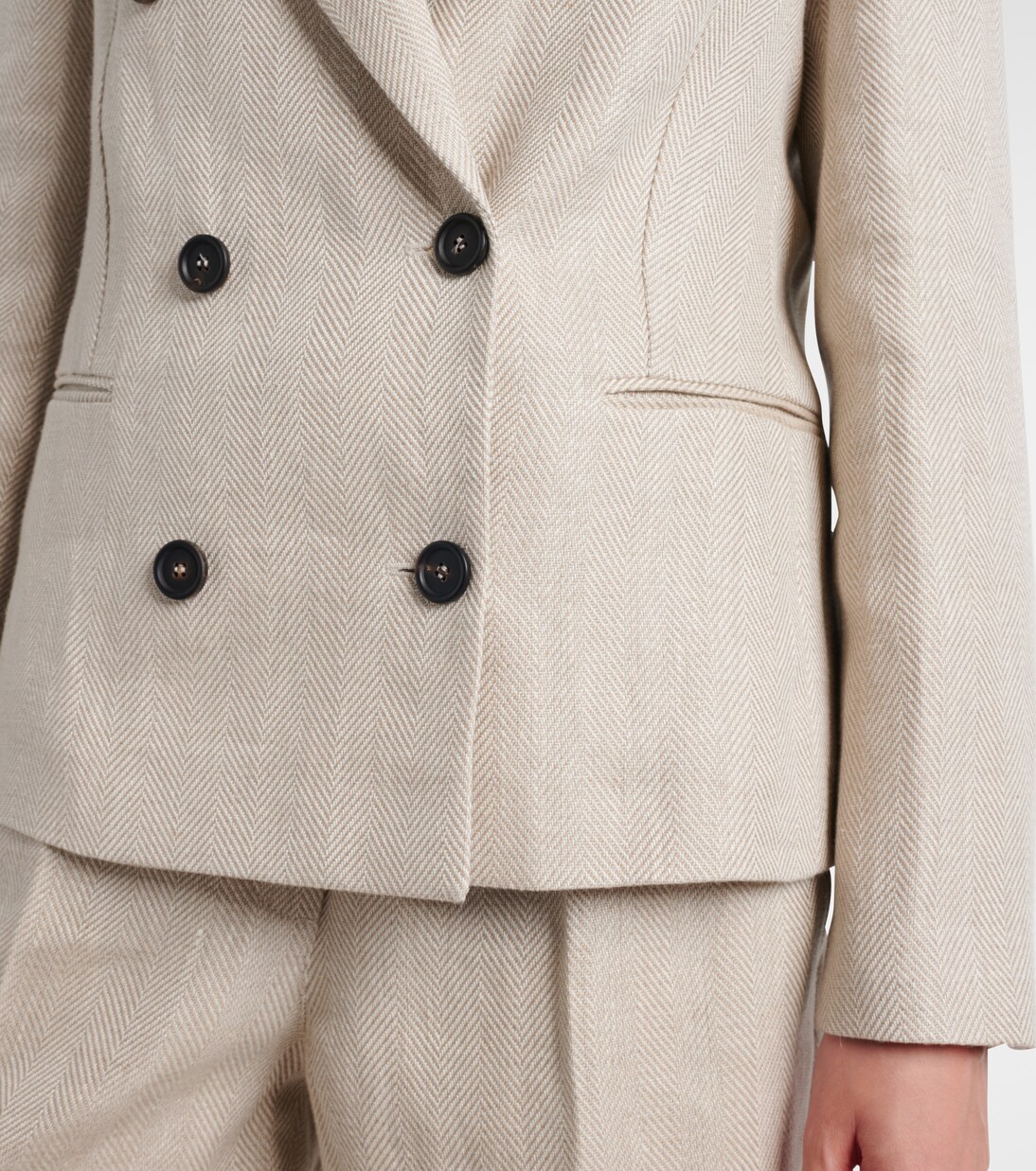 Blazer aus Leinen und Baumwolle | Brunello Cucinelli
