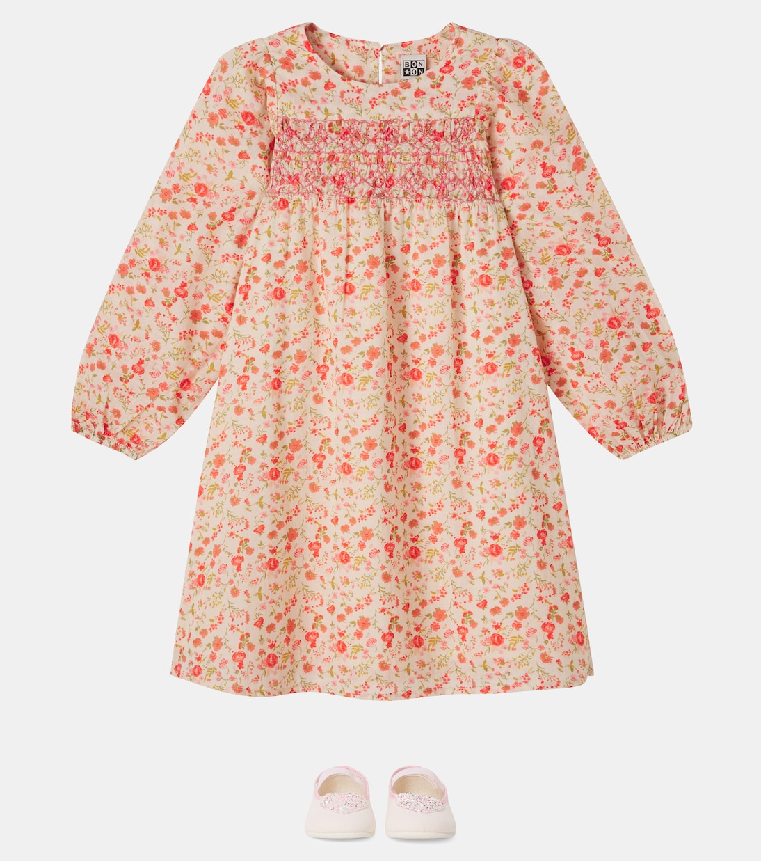 Robe en coton à fleurs | Bonton