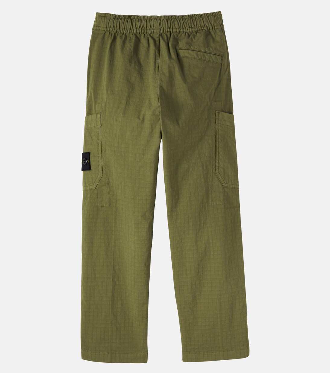 Compass cotton-blend cargo pants | Stone Island Junior