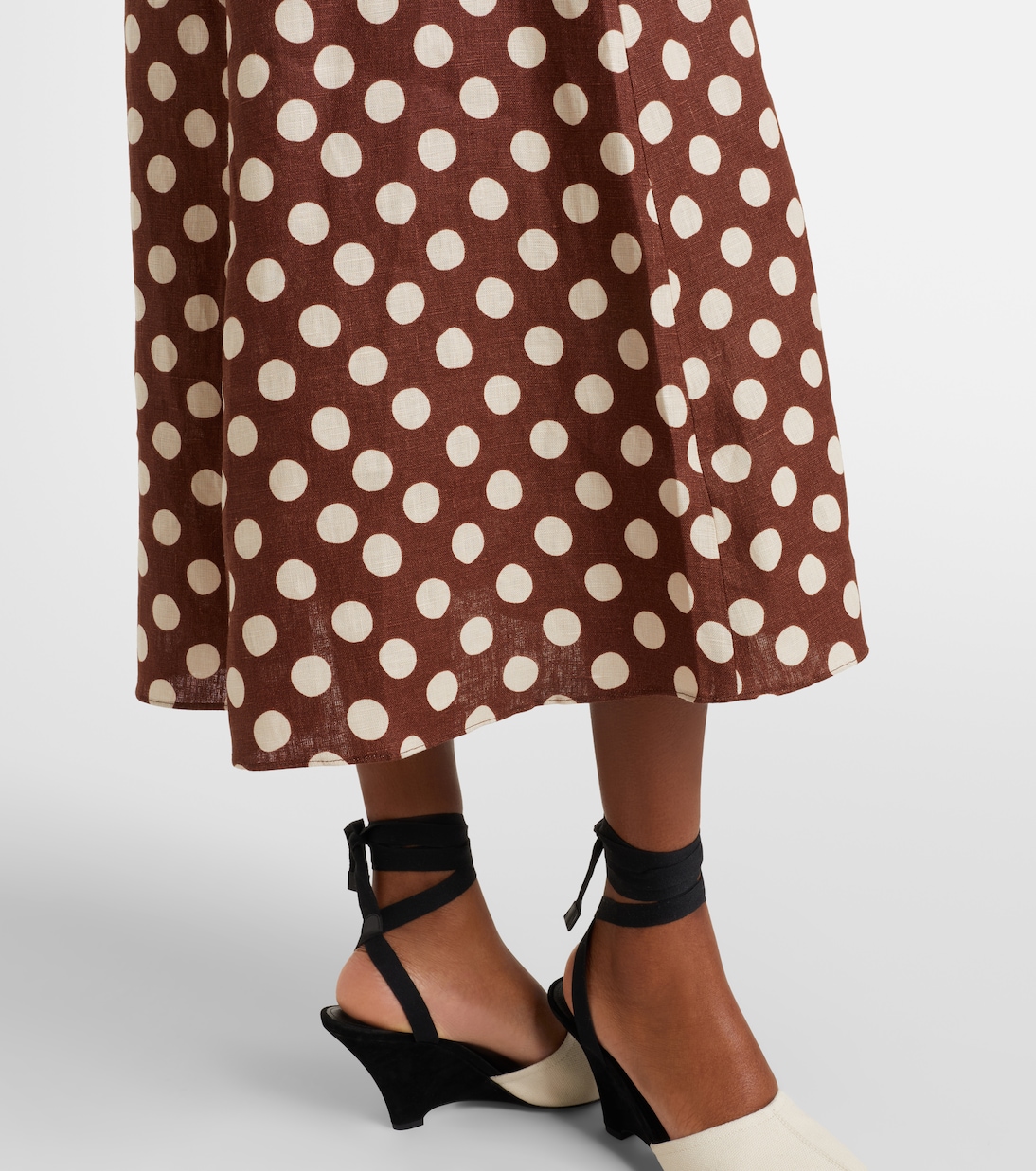 Midikleid Marais aus Leinen | Faithfull