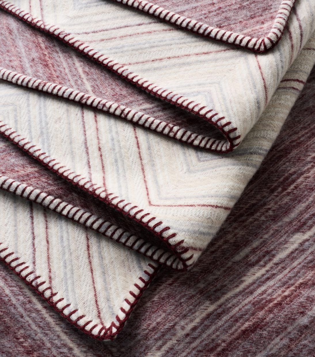 Plaid Gessetti Zigzag aus Wolle und Kaschmir  | Missoni