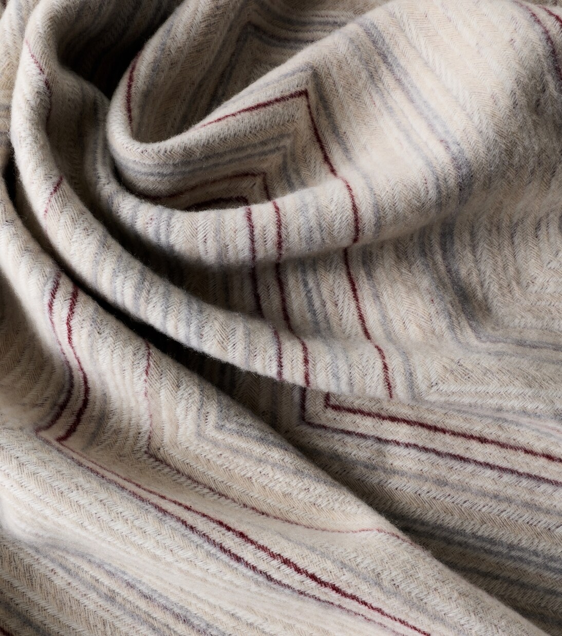 Plaid Gessetti Zigzag aus Wolle und Kaschmir  | Missoni