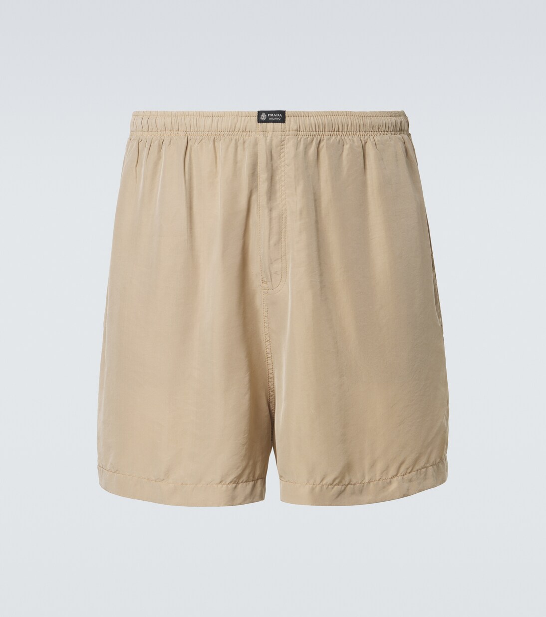 Bermuda-Shorts aus Seide | Prada
