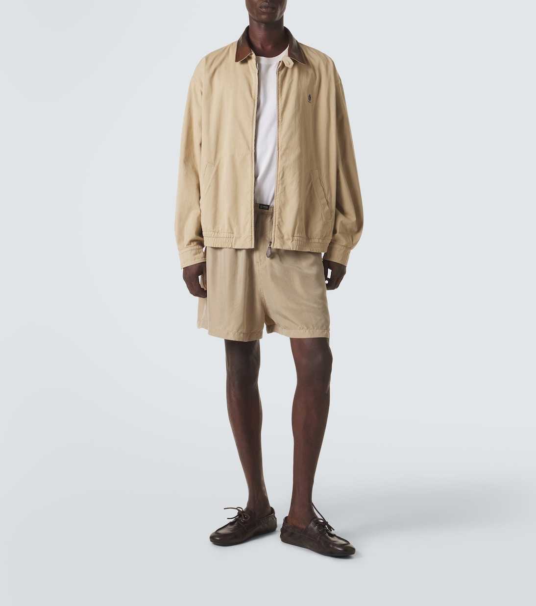 Bermuda-Shorts aus Seide | Prada