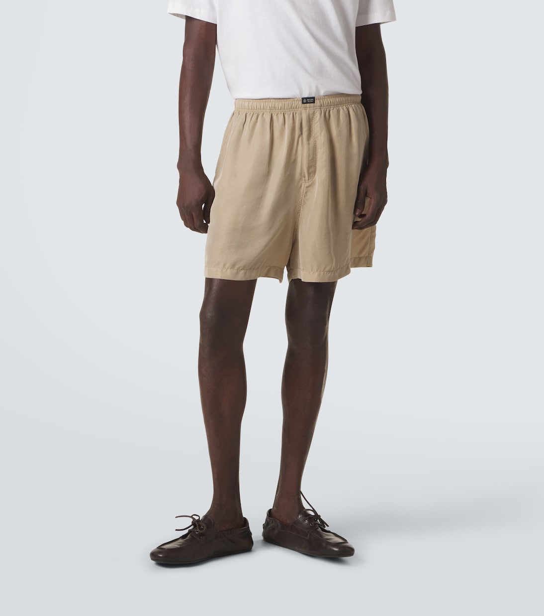 Bermuda-Shorts aus Seide | Prada
