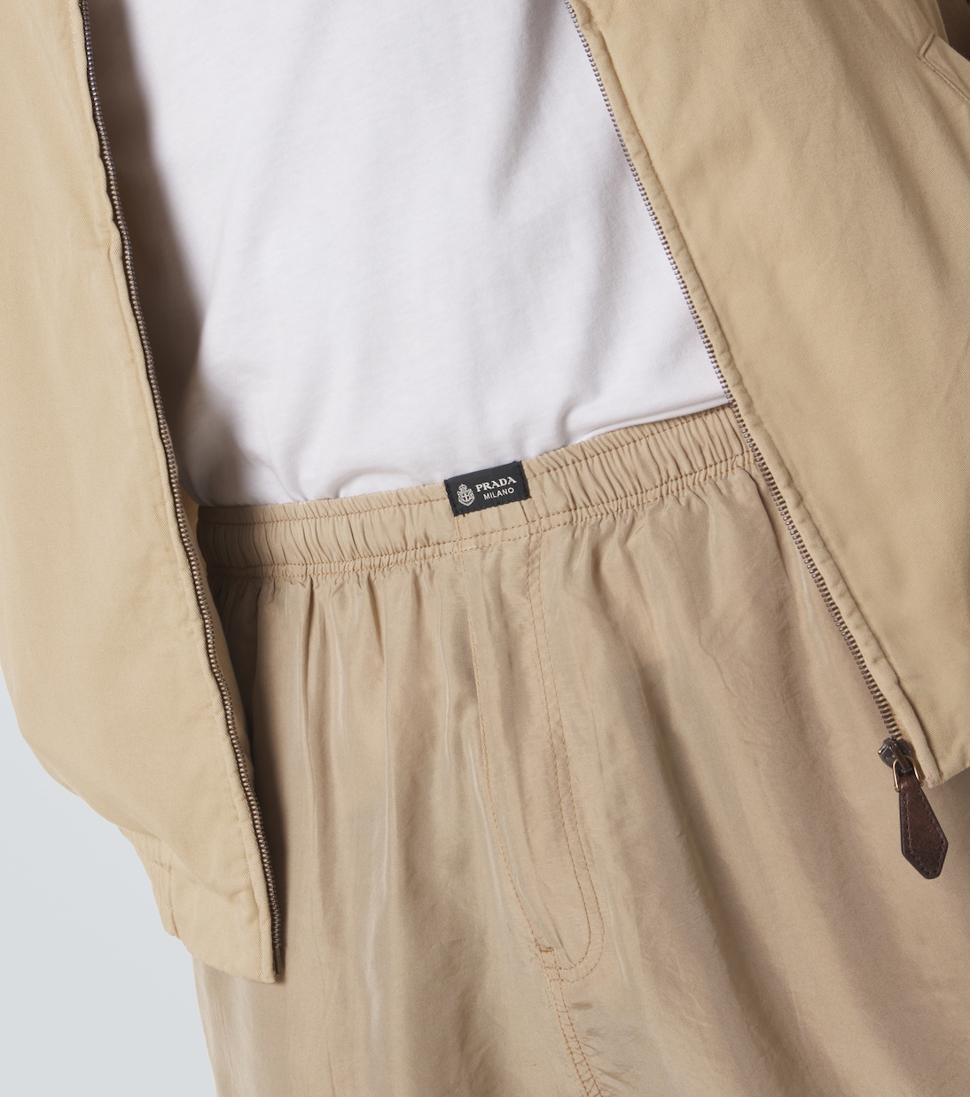 Bermuda-Shorts aus Seide | Prada