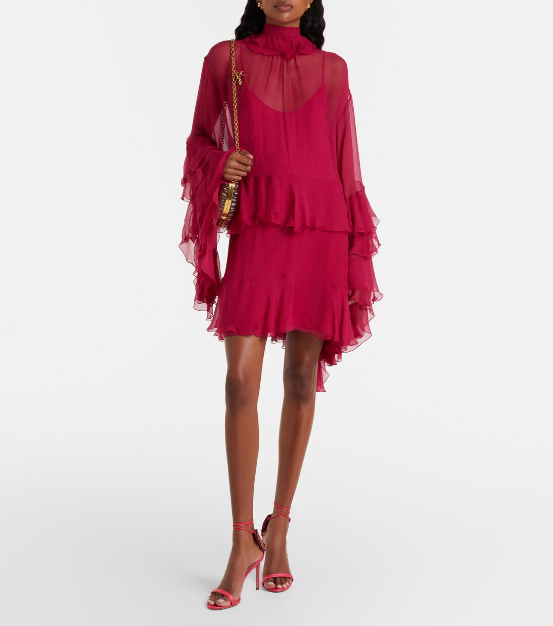 Papillon Damour embellished sandals | Aquazzura