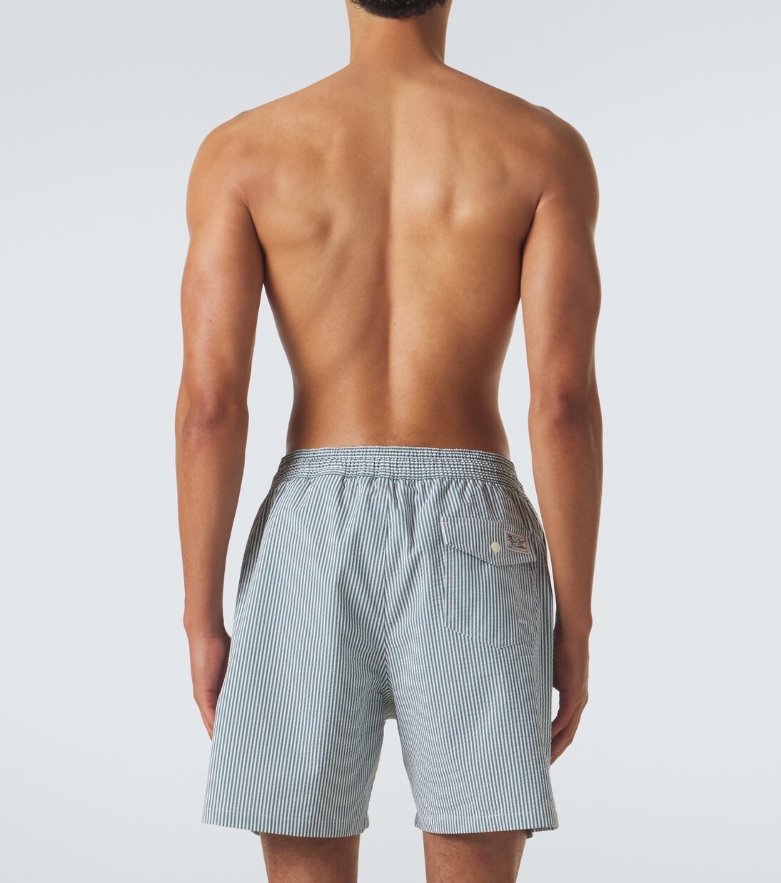 Traveler striped seersucker swim trunks | Polo Ralph Lauren
