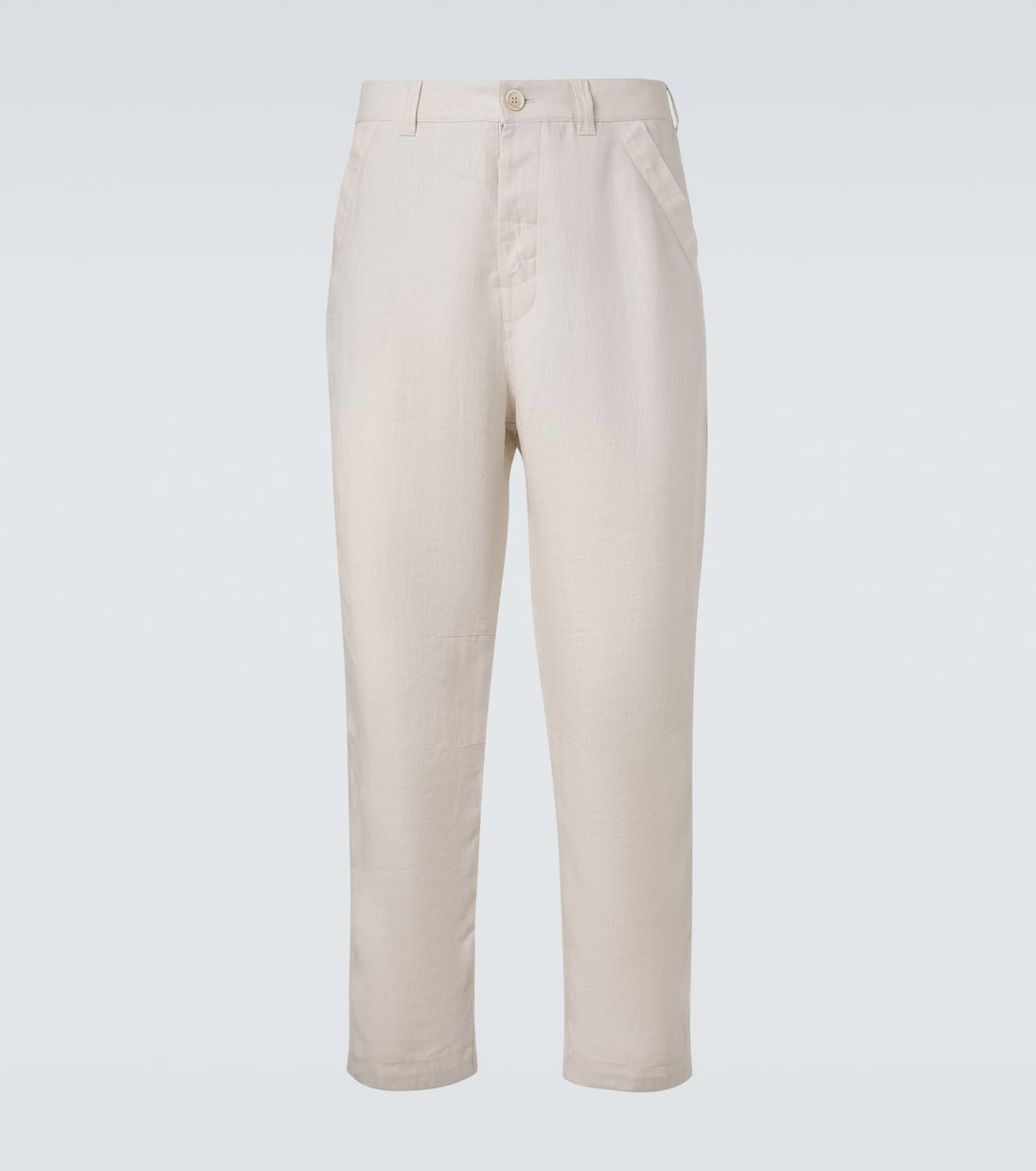 Linen straight pants | Brunello Cucinelli