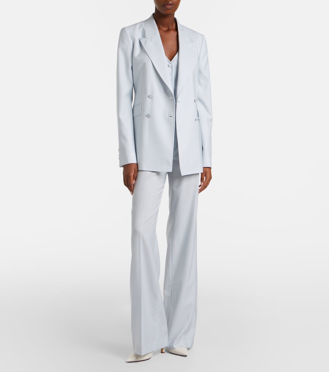 Vesta wool and silk flared pants | Gabriela Hearst