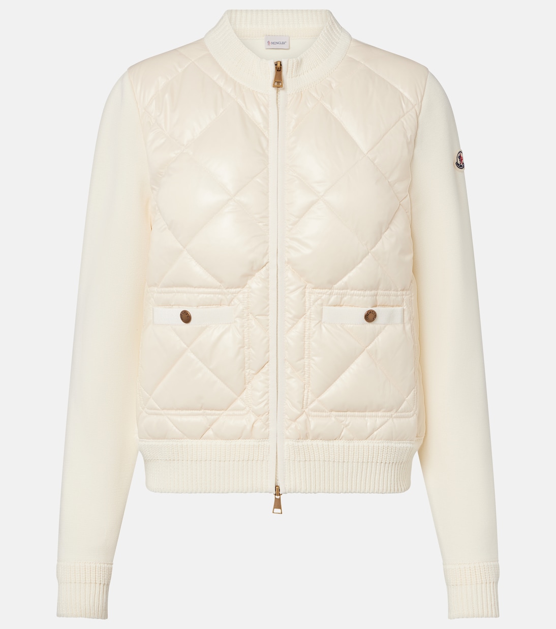 Down-paneled cotton cardigan | Moncler