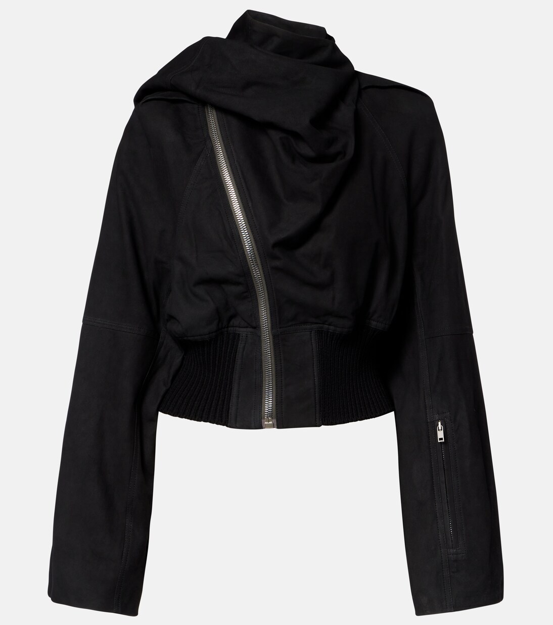 Scarf Flight leather jacket | Rick Owens