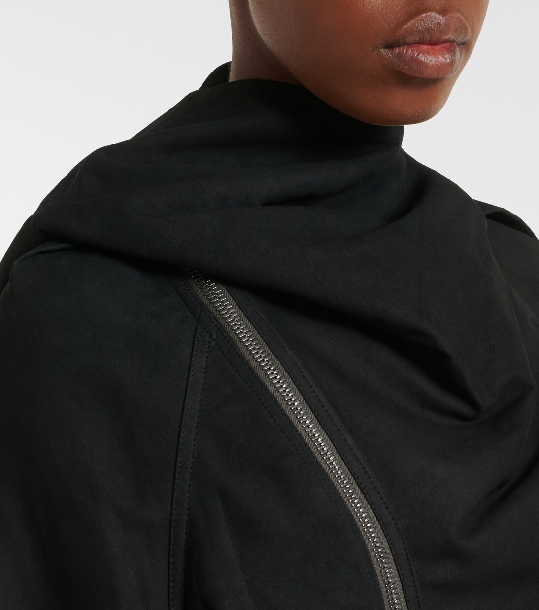 Scarf Flight leather jacket | Rick Owens
