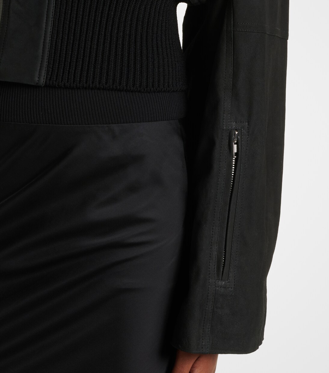 Scarf Flight leather jacket | Rick Owens
