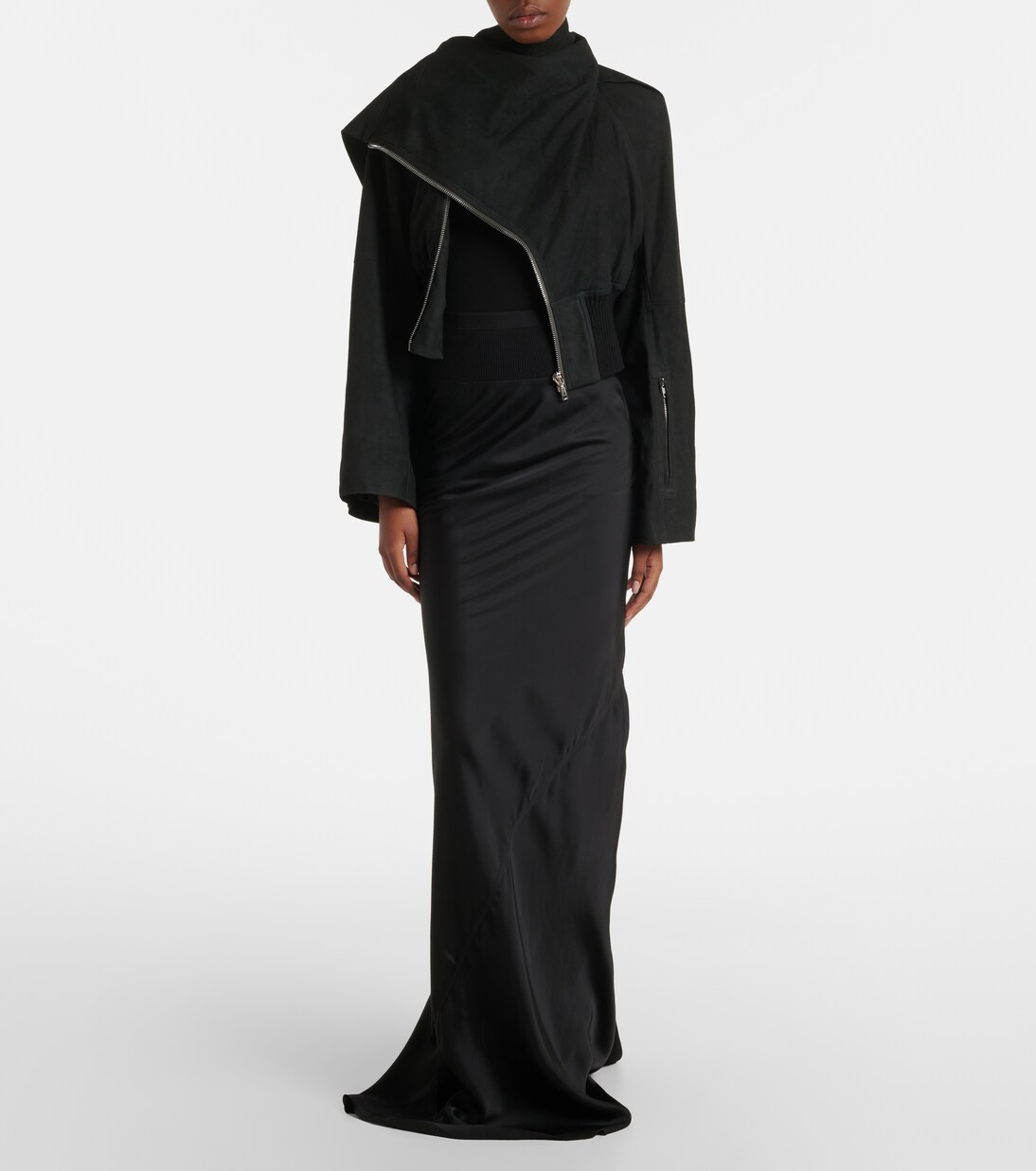 Scarf Flight leather jacket | Rick Owens