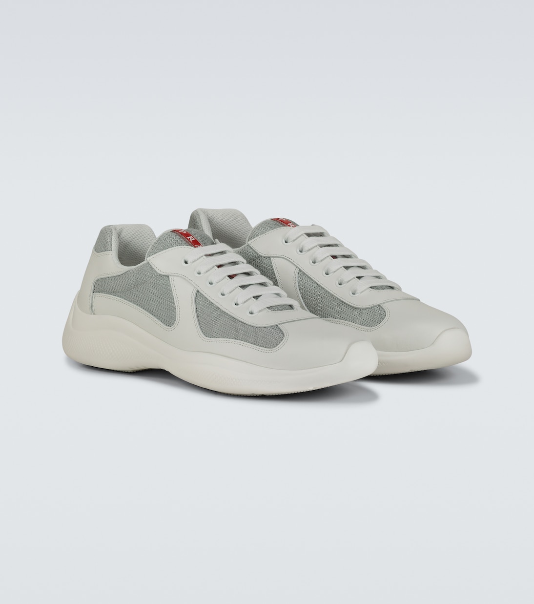 Sneakers America's Cup mit Leder | Prada