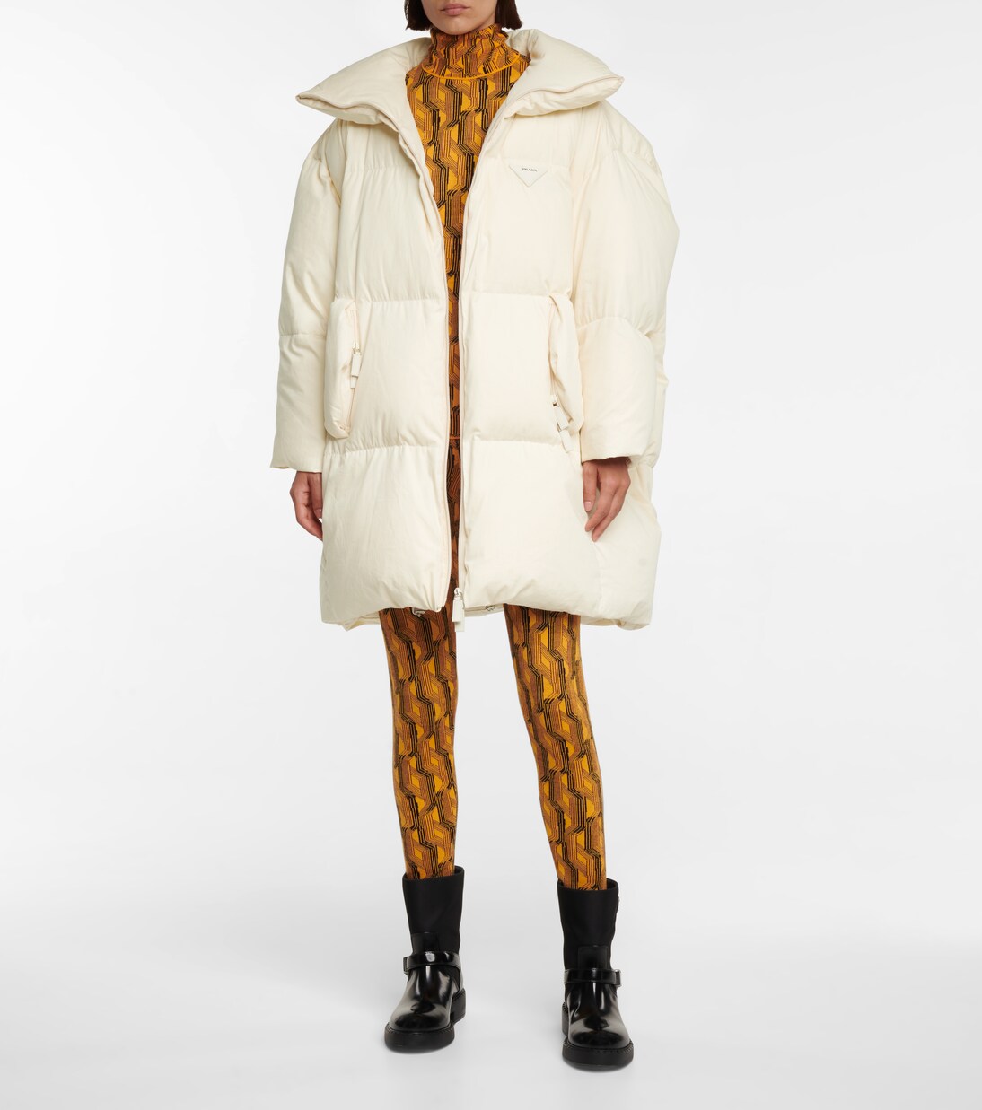 Daunenmantel aus Baumwolle | Prada