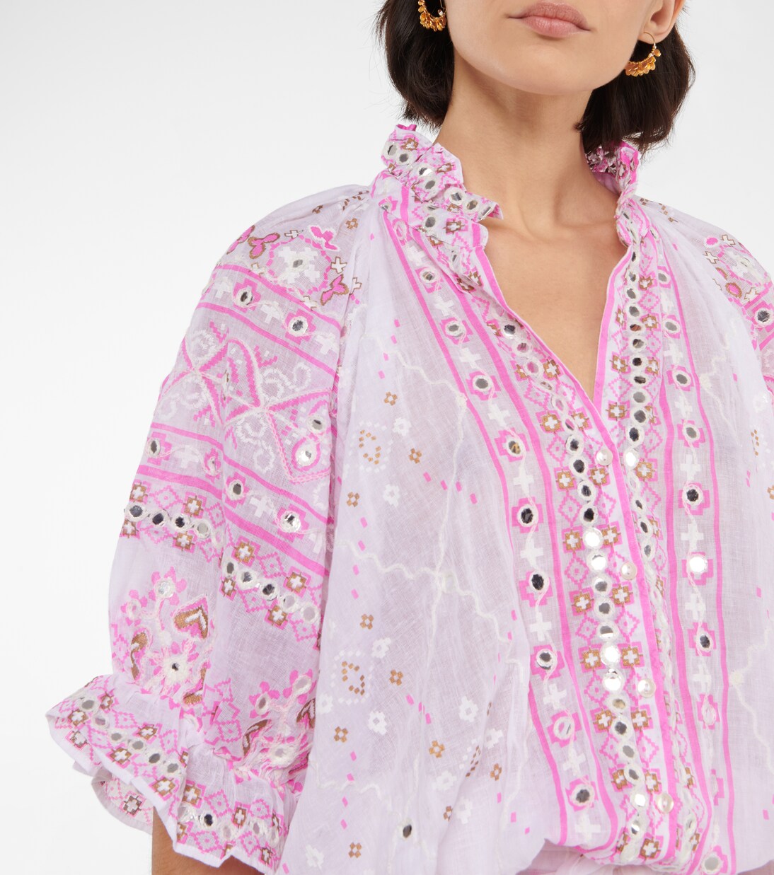 Robe en coton à sequins | Juliet Dunn