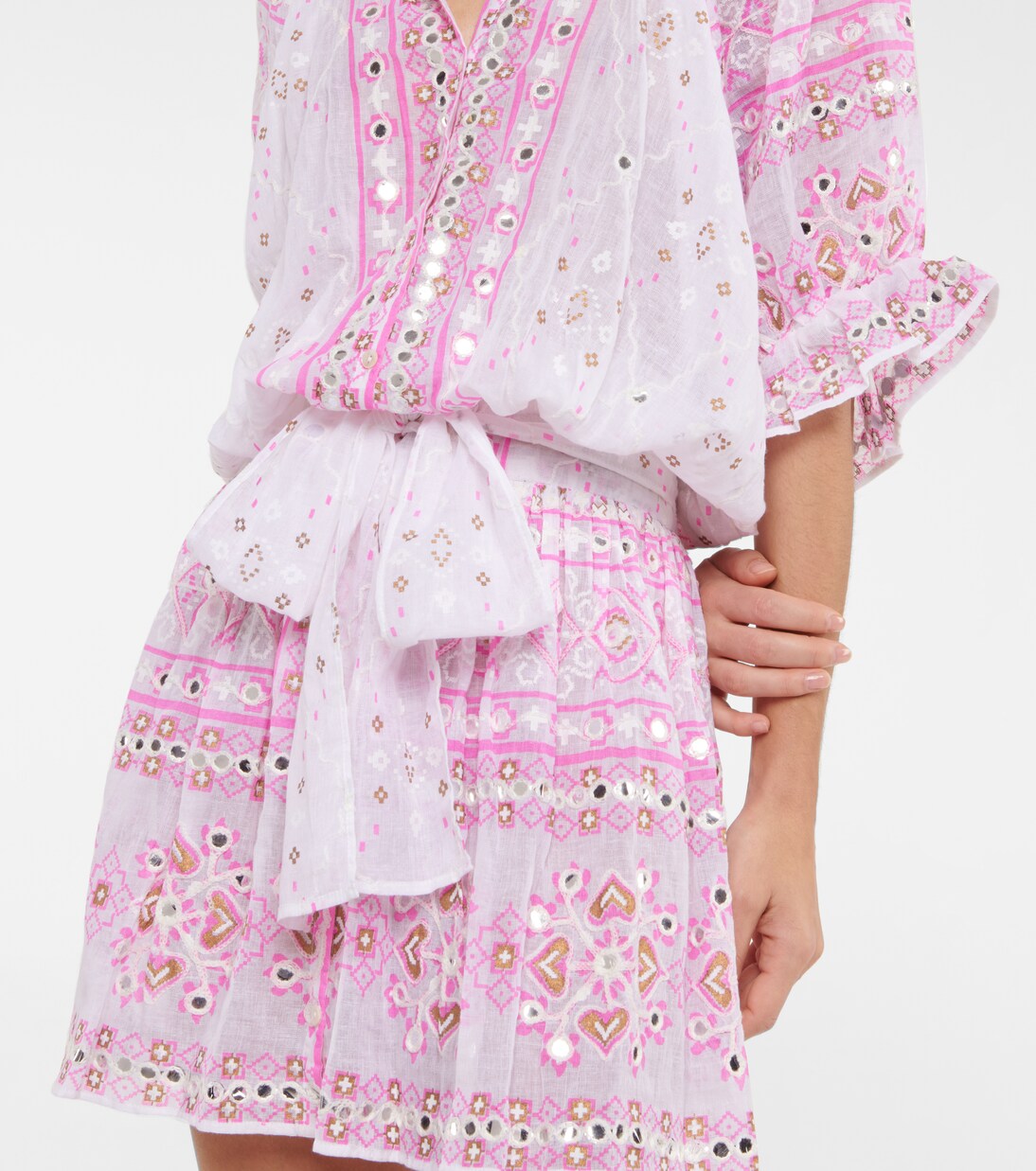 Robe en coton à sequins | Juliet Dunn