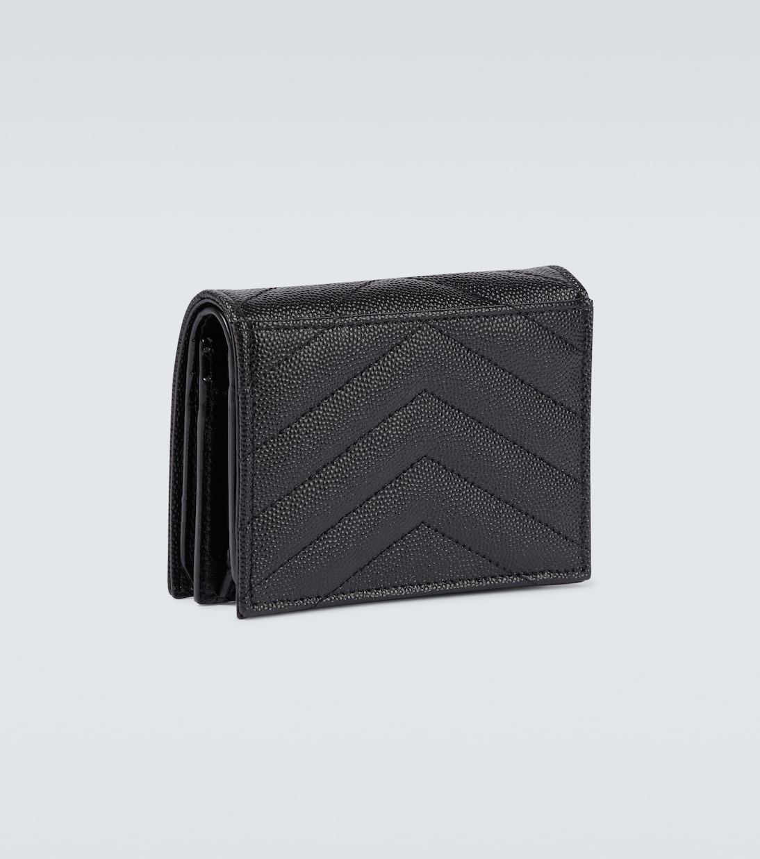 Grained leather wallet | Saint Laurent
