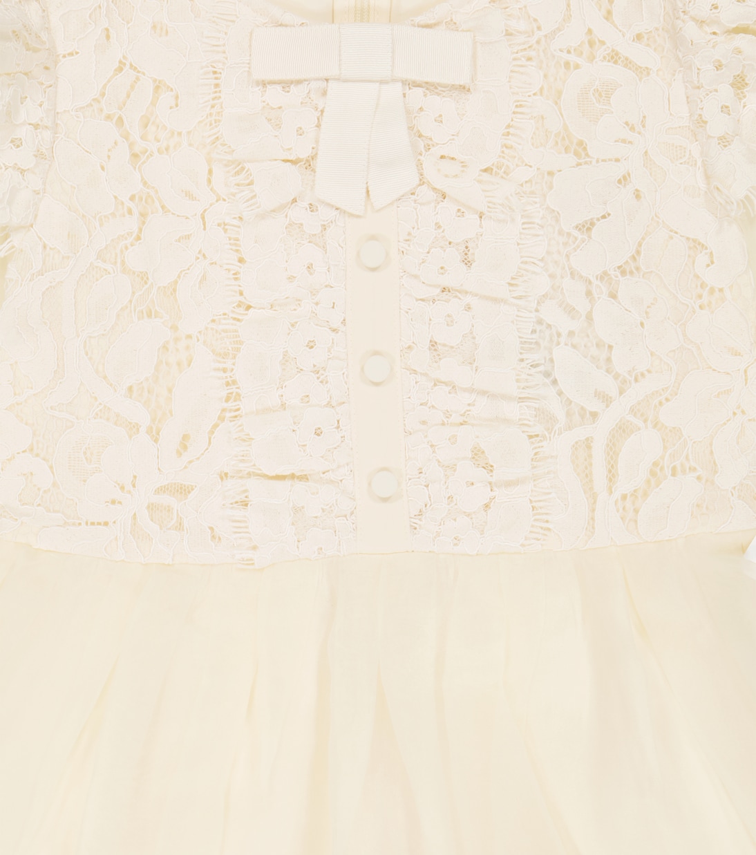 Robe en organza et guipure | Self-Portrait Kids