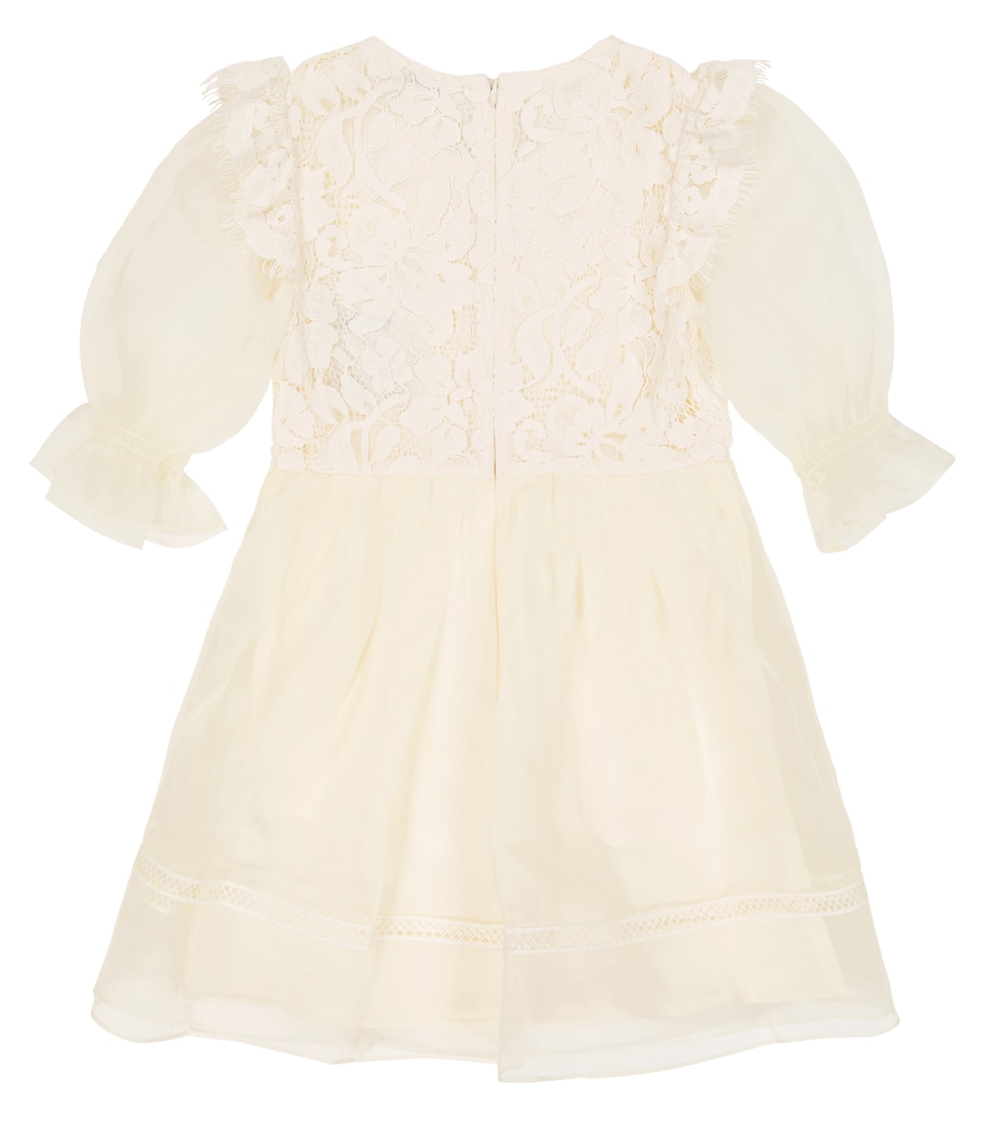 Robe en organza et guipure | Self-Portrait Kids