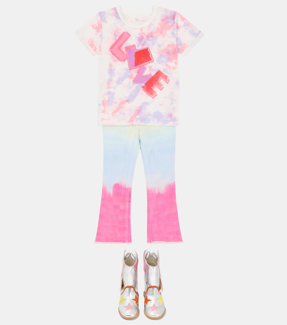 Printed cotton T-shirt | Stella McCartney Kids