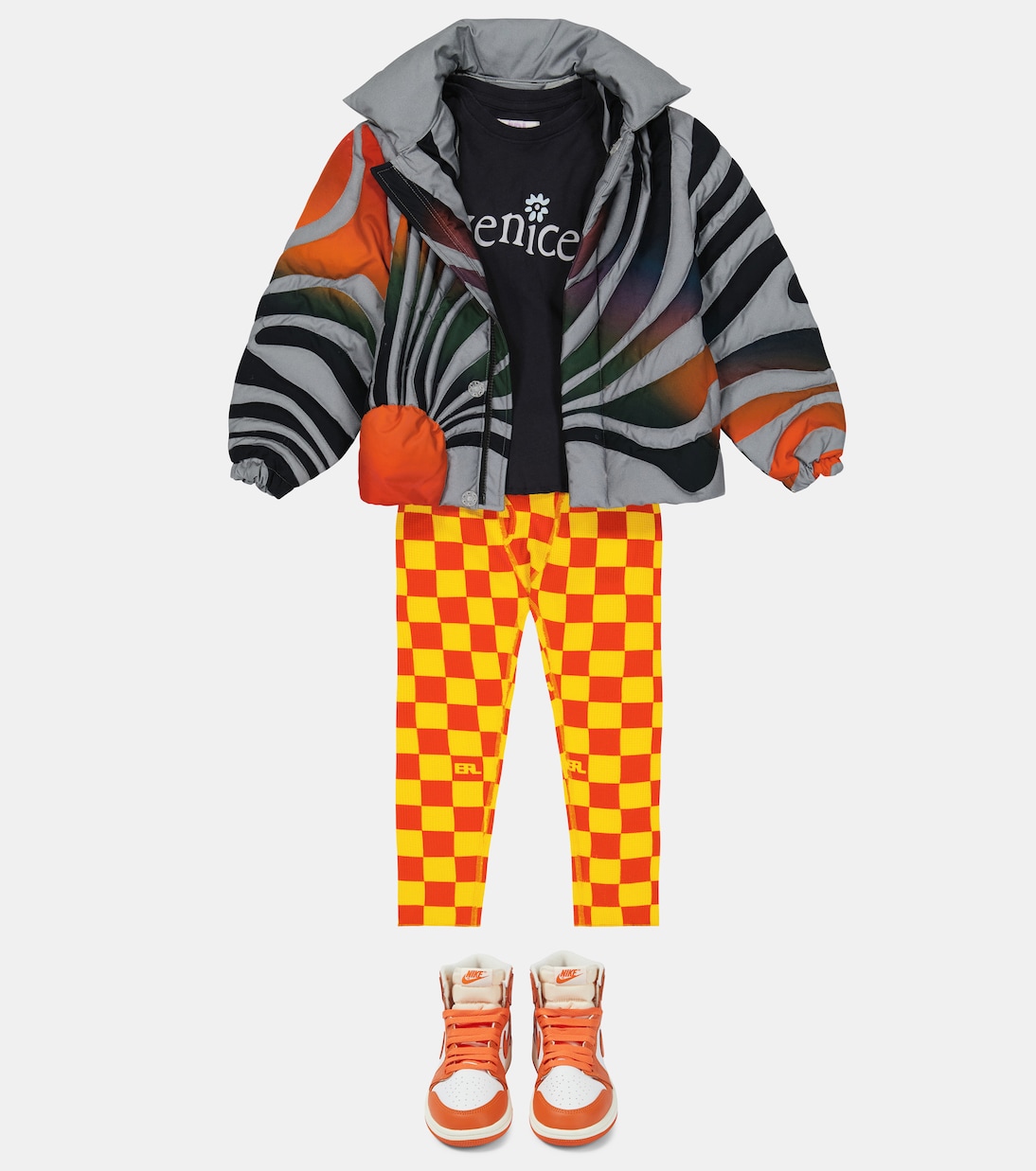 Sunset down puffer jacket | ERL Kids