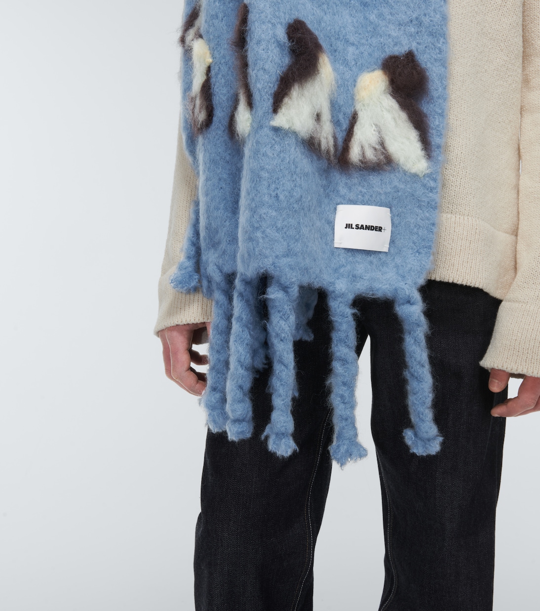 Mohair and wool-blend scarf | Jil Sander