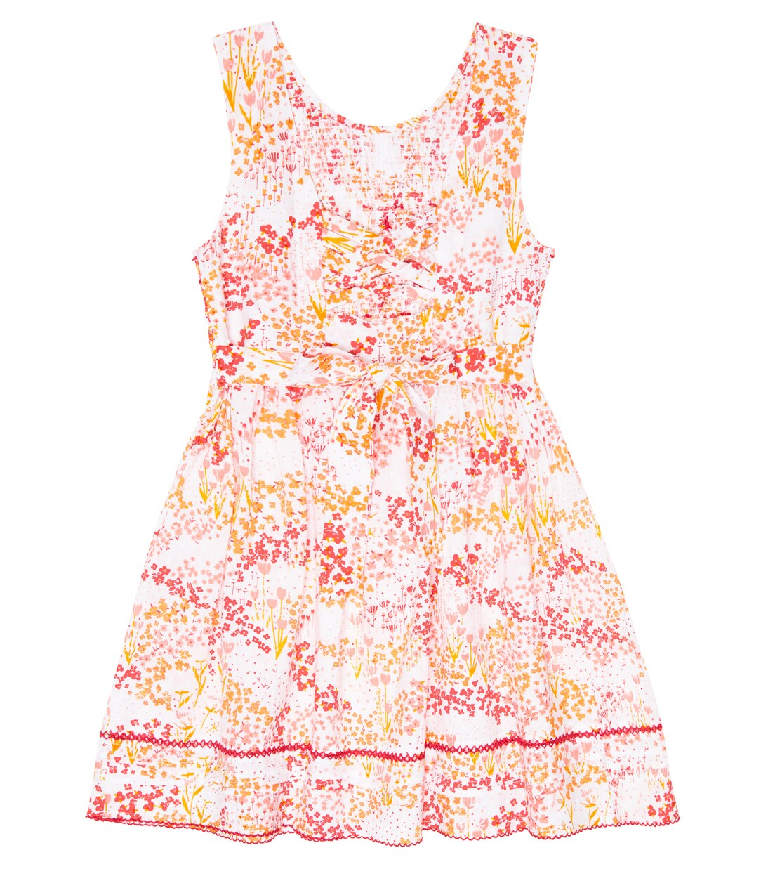 Amelie floral viscose dress | Poupette St Barth Kids