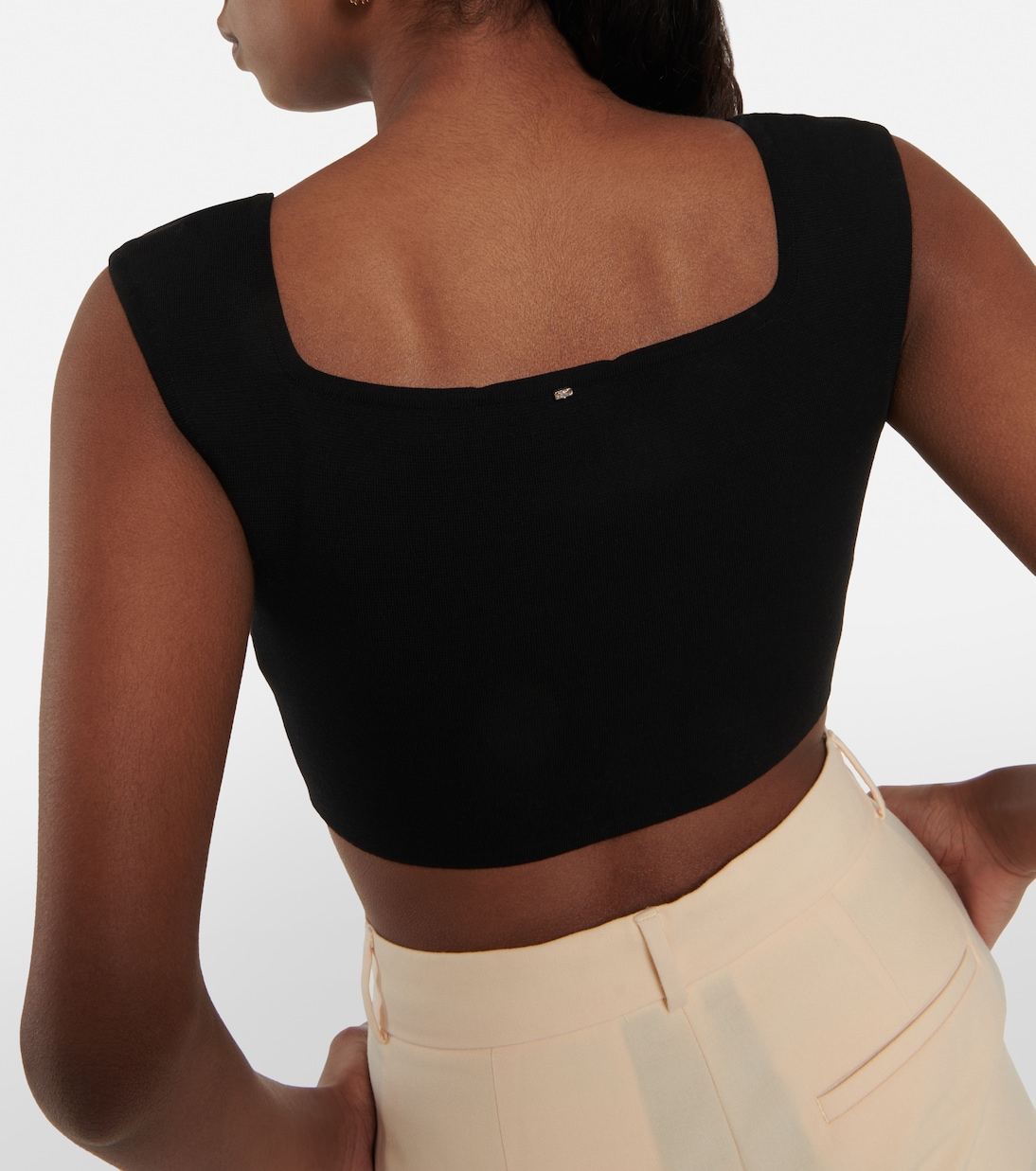 Cropped-Top aus Baumwolle | Sportmax