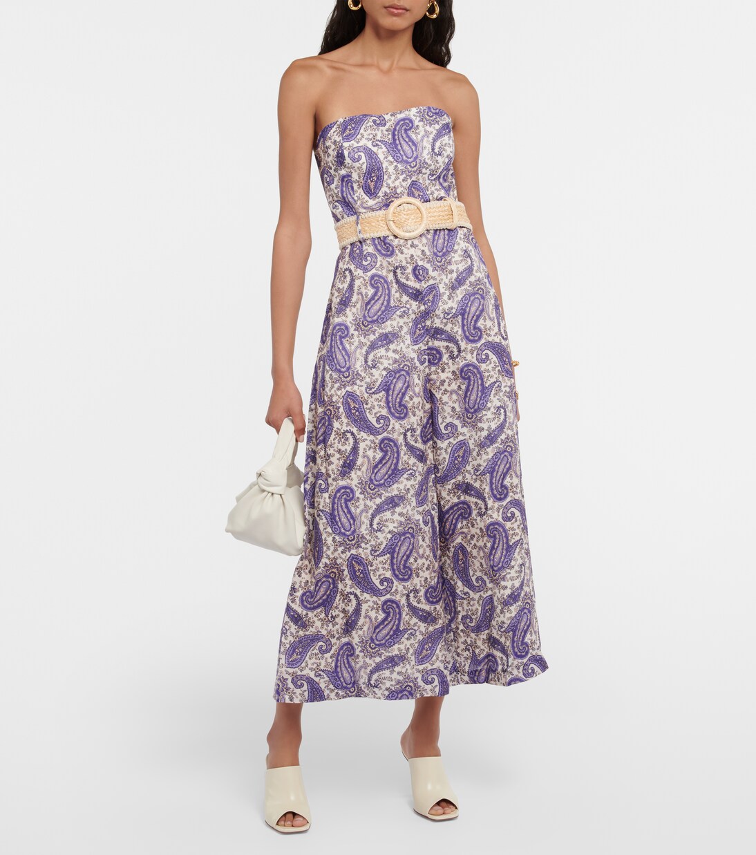 Devi strapless linen jumpsuit | Zimmermann