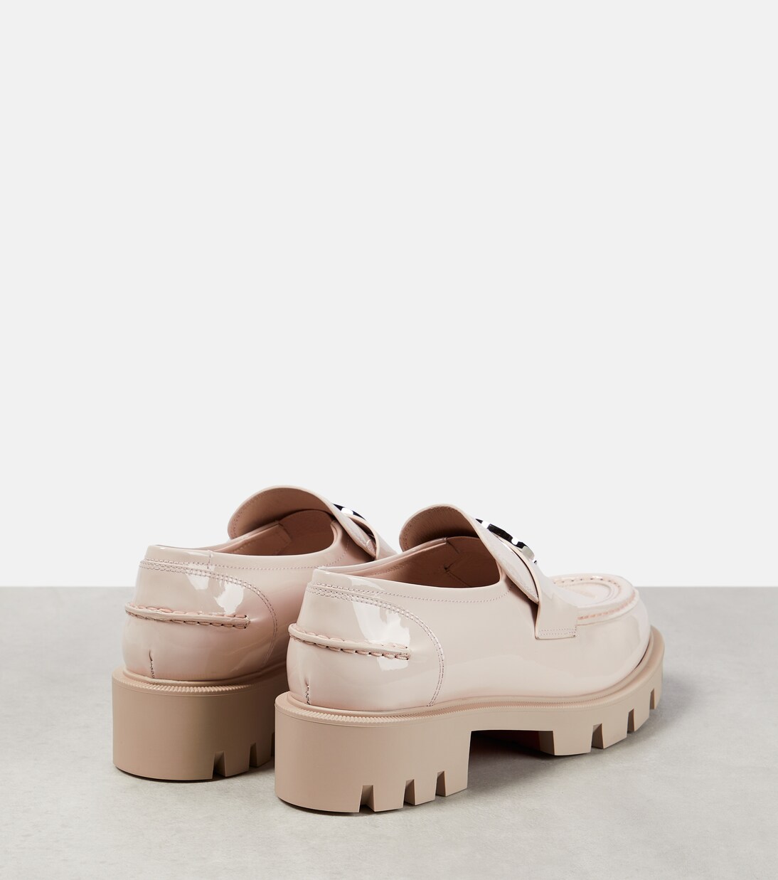 CL Moc Lug patent leather loafers | Christian Louboutin