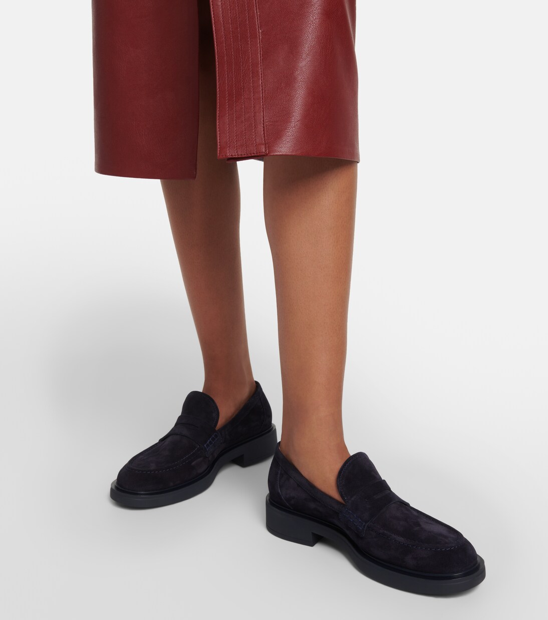 Loafers Harris aus Veloursleder | Gianvito Rossi