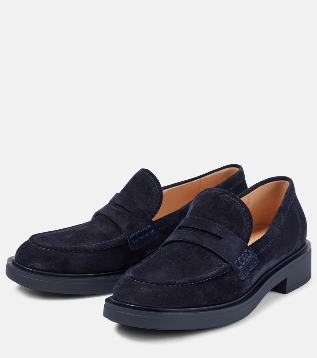 Loafers Harris aus Veloursleder | Gianvito Rossi
