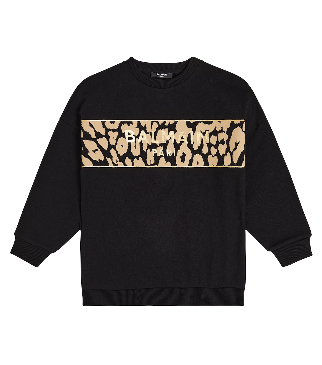 Logo cotton sweatshirt | Balmain Kids