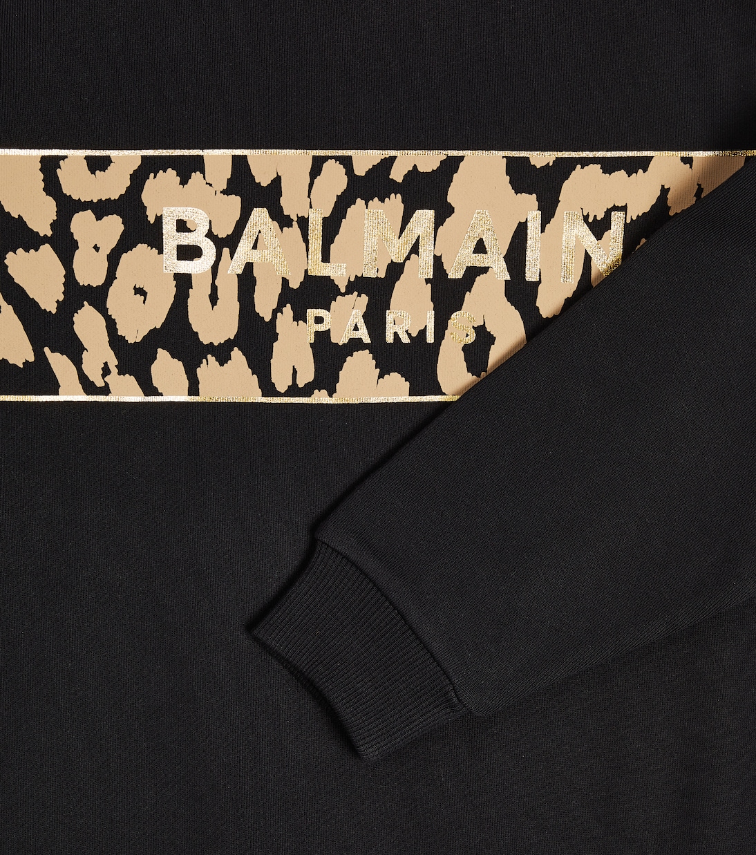 Logo cotton sweatshirt | Balmain Kids