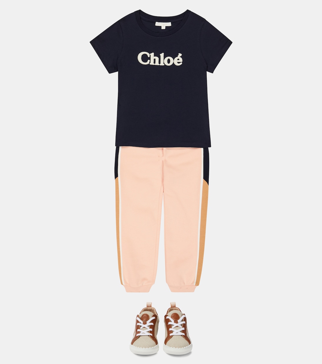 Logo cotton-jersey T-shirt | Chloé Kids