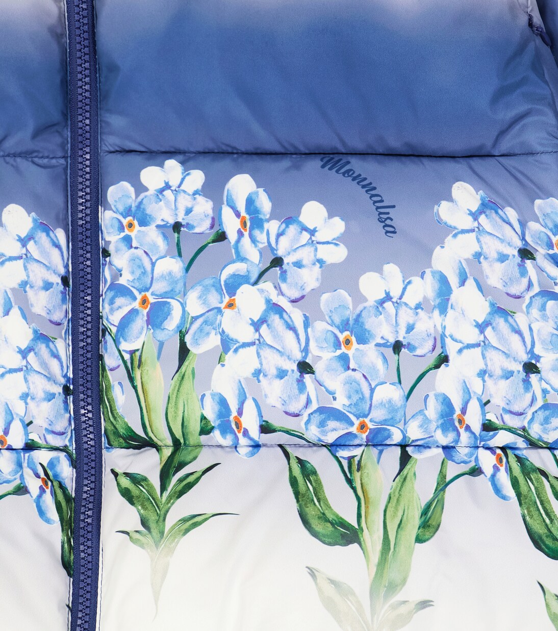 Floral puffer coat | Monnalisa