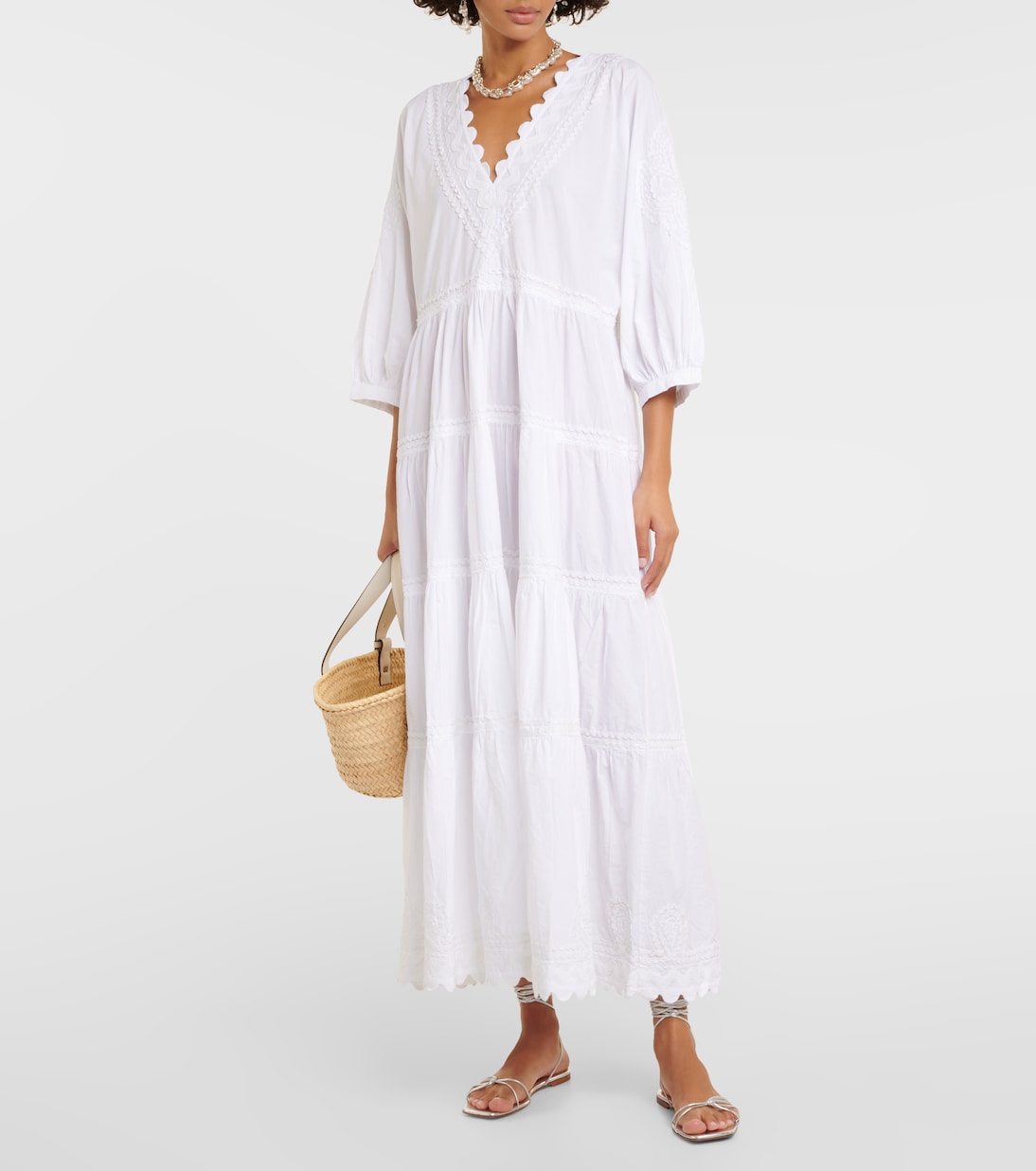 Maxikleid aus Baumwollpopeline | Juliet Dunn