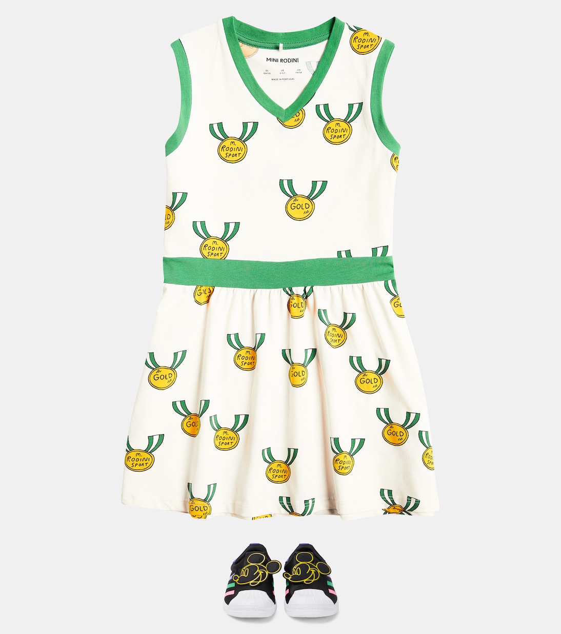 Robe Medals en coton mélangé | Mini Rodini