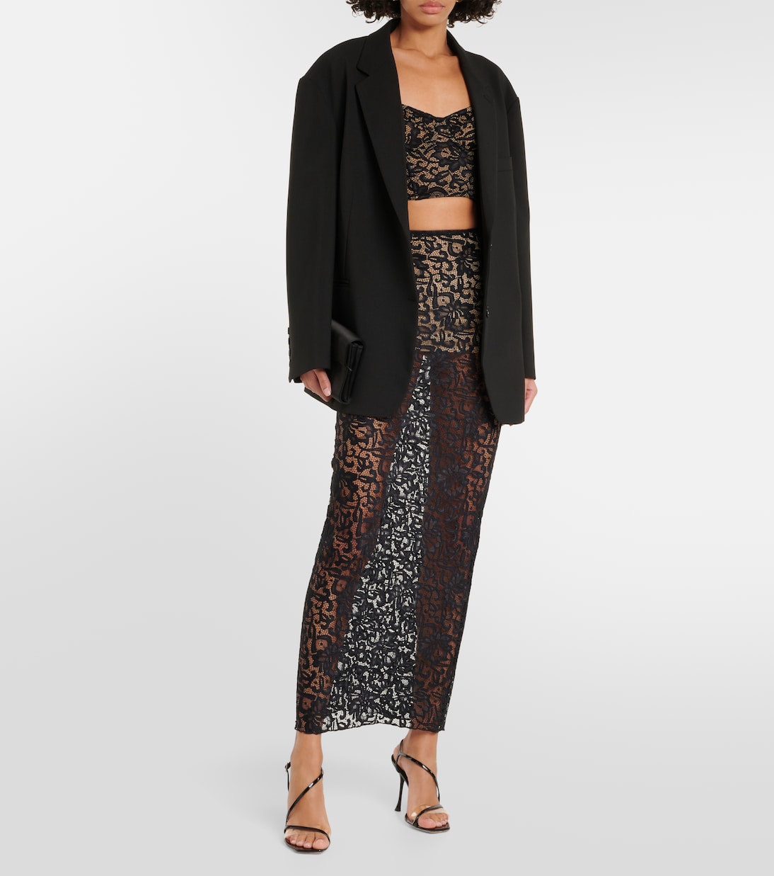 Natasja lace maxi skirt  | Rotate